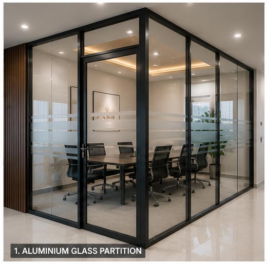 Aluminium Partition 1
